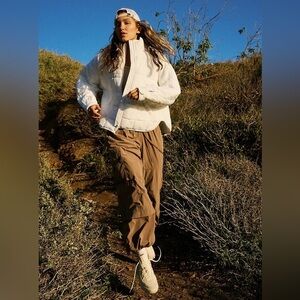 NWT Free People Movement Pippa Packable Puffer Jacket White Large